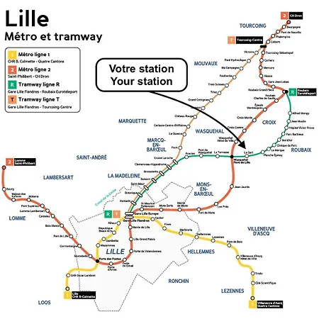Maison 4 Avec Jardin & Garage Proche Tram Wasquehal